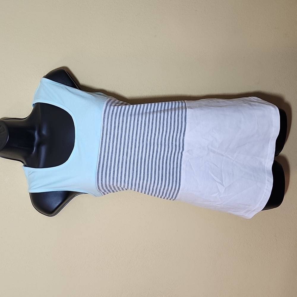 Color Block Stripe Loose Fit Tank Top - Picture 6 of 6